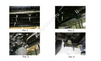 Пороги площадки (подножки) "Black" Rival для Nissan Juke I (передний привод) 2010-2019, 173 см, 2 шт., алюминий, F173ALB.4102.2
