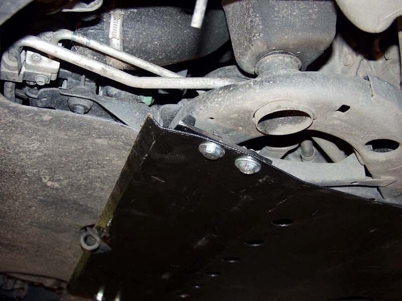 Защита картера и КПП Saab 45055 двигатель 2,0; 2,3; 3,0; 1,9D; 2,2D; 3,0D  (1997-2010)  арт: 20.0245