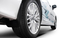Брызговики задние Rival для Toyota Camry XV70 седан 2018-2021 2021-н.в., термоэластопласт, 2 шт., с крепежом, 25701004