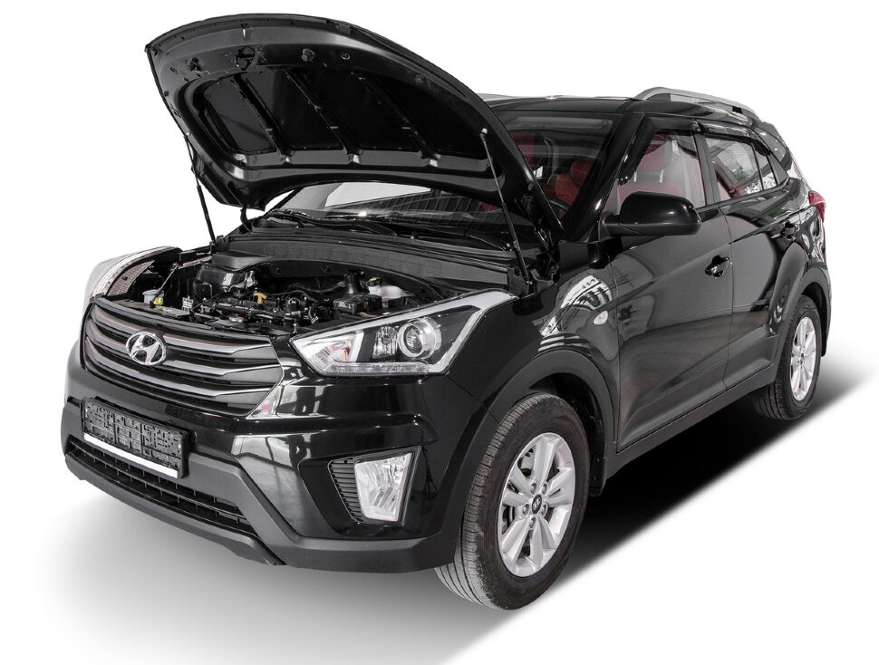 Газовые упоры капота АвтоУпор для Hyundai Creta I 2016-2021, 2 шт., UHYCRE012