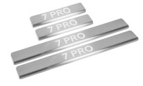 Накладки на пороги AutoMax для Chery Tiggo 7 Pro 2020-н.в., нерж. сталь, с надписью, 4 шт., AMCR7PR01 купить недорого