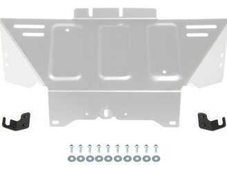 Защита картера Rival для Lada Niva Legend 2121 2021-н.в., штампованная, алюминий 3 мм, с крепежом, 333.6040.1