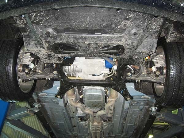 Защита картера и КПП Cadillac STS двигатель 4,6  (2004-2011)  арт: 04.0886