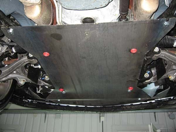 Защита картера и КПП Cadillac STS двигатель 4,6  (2004-2011)  арт: 04.0886