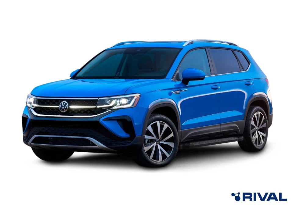 Пороги на автомобиль (подножки) "Black" Rival для Skoda Karoq 2020-н.в., 180 см, 2 шт., алюминий, F180ALB.5103.1