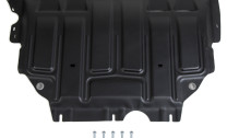 Защита картера и КПП AutoMax для Audi A3 8V рестайлинг (V - 1.4) 2016-2020, сталь 1.4 мм, с крепежом, штампованная, AM.5128.1