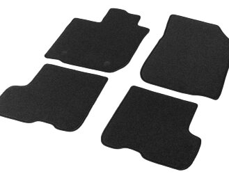 Коврики текстильные в салон автомобиля AutoFlex Standard для Lada Largus Cross универсал 2014-2021 2021-н.в., графит, с крепежом, 4 части, 4600301