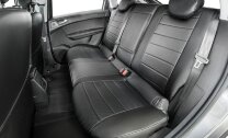 Авточехлы Rival Строчка (зад. спинка 40/60) для сидений Renault Arkana 2019-н.в., эко-кожа, черные, SC.4708.1