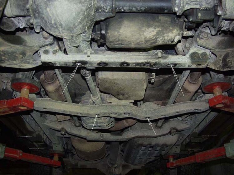 Защита картера Opel Frontera двигатель 3,2; 2,2D  (1999-2003)  арт: 16.0351