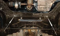Защита картера и КПП Citroen C4 двигатель 1,6  (2007-2012)  арт: 05.1419