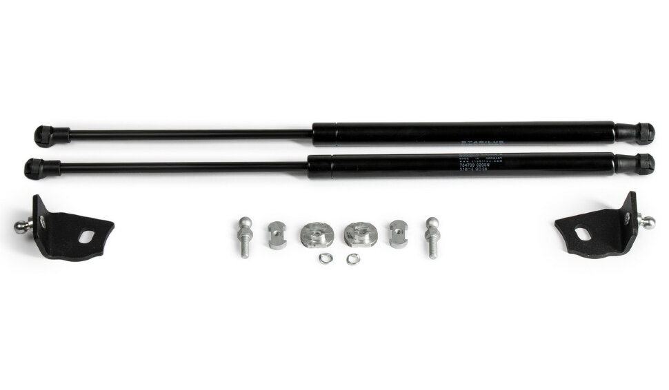 Газовые упоры капота Rival для Mazda 3 BM 2013-2018, 2 шт., A.ST.3802.1