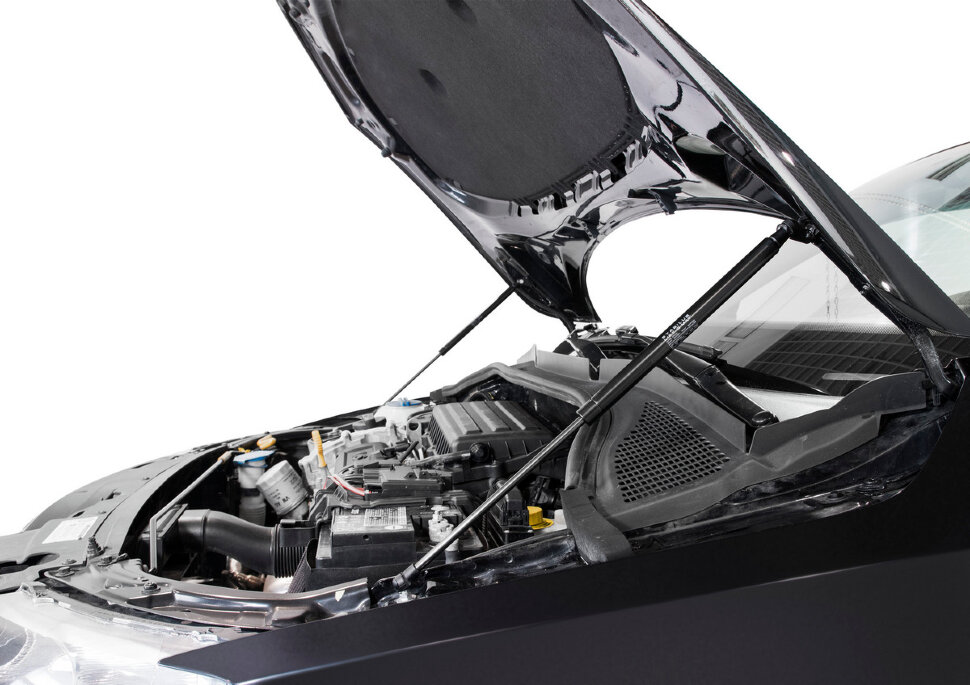 Газовые упоры капота АвтоУпор для Skoda Rapid I, II 2013-2020 2020-н.в., 2 шт., USKRAP012