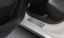 Накладки на пороги AutoMax для Chery Tiggo 7 Pro Max 2022-н.в., нерж. сталь, с надписью, 4 шт., AMCR7PRM01