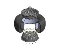 Пластиковый диск с двойным бедлоком 4x137 для Can-Am (BRP) Квадроциклов Outlander G2 6x6 2017-19