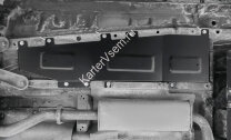 Защита тормозных магистралей АвтоБроня для Chery Tiggo 8 2020-н.в., сталь 1.5 мм, с крепежом, штампованная, 111.00930.1