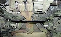 Защита картера и КПП Nissan Altima двигатель 2,5;3,5  (2001-2006)  арт: 15.0558
