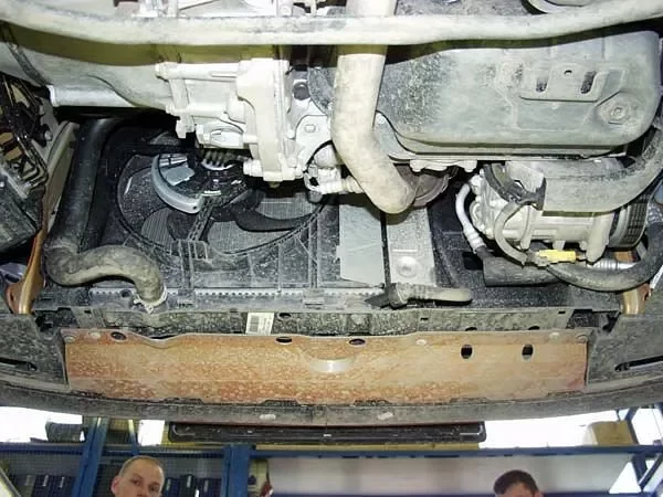 Защита картера и КПП Peugeot 1007 двигатель 1,4  (2005-2009)  арт: 17.1123