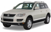 Пороги на автомобиль "Premium" Rival для Volkswagen Touareg I (без пневмоподвески) 2002-2010, 193 см, 2 шт., алюминий, A193ALP.5809.1