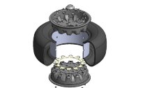 Пластиковый диск с двойным бедлоком 4x137 для Can-Am (BRP) Квадроциклов Outlander G2 Max 500/650/800/1000/1000X-MR, 2017-19