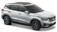 Пороги на автомобиль "Premium" Rival для Kia Seltos 2020-н.в., 180 см, 2 шт., алюминий, A180ALP.2805.1