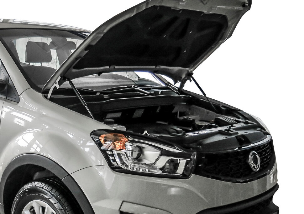 Газовые упоры капота АвтоУпор для SsangYong Actyon II рестайлинг 2013-2021, 2 шт., USSACT012