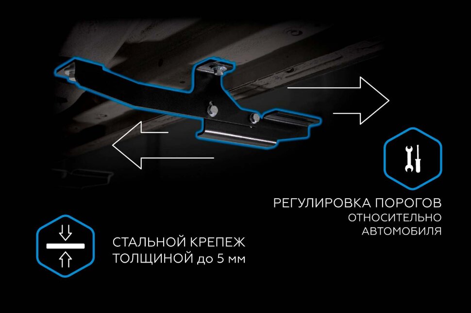 Пороги площадки Geely Coolray I Рестайлинг (2023-н.в.) 2023-н.в. арт.F173ALB.1908.1