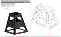Подставка под колесо разборная для Polaris Квадроциклов Sportsman 500 H.O. 2011-13