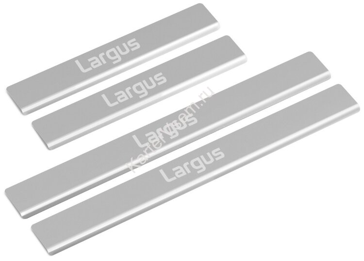 Накладки на пороги AutoMax для Lada Largus 2012-2021 2021-н.в., нерж. сталь, с надписью, 4 шт., AMLALAR01 купить недорого