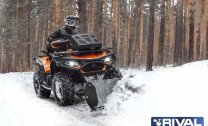Снегоотвал для квадроцикла с системой быстрого крепления, 150 см (Универсальный)