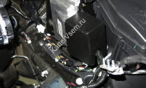 Защита электронного блока управления АвтоБроня для Lada Vesta седан, универсал 2015-н.в., сталь 1.5 мм, с крепежом, 111.06035.1