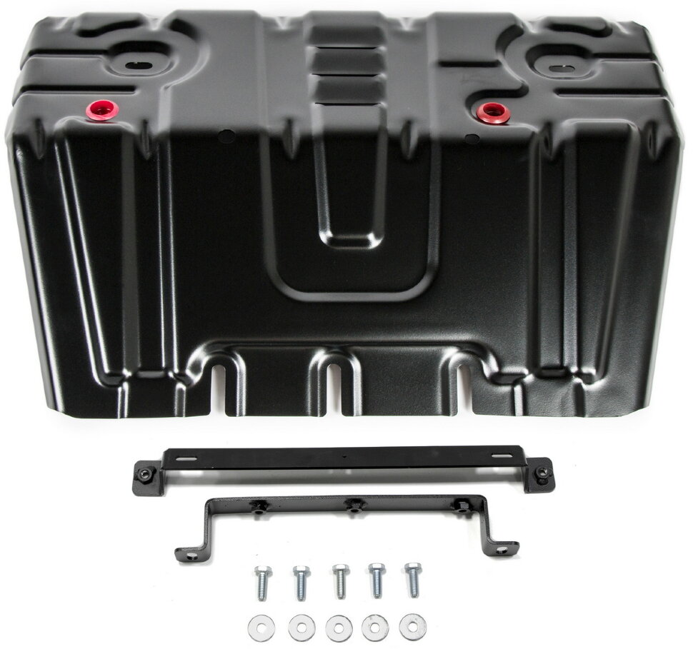 Защита радиатора АвтоБроня для Toyota Land Cruiser Prado 150 2009-2013, штампованная, сталь 1.8 мм, с крепежом, 111.09516.1