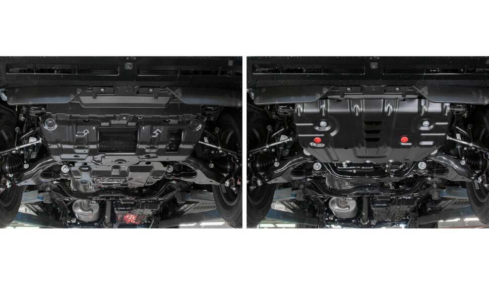 Защита радиатора АвтоБроня для Toyota Land Cruiser Prado 150 2009-2013, штампованная, сталь 1.8 мм, с крепежом, 111.09516.1