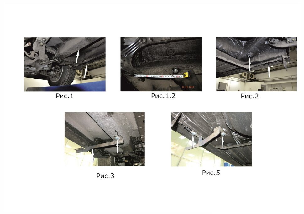 Защита порогов d57 Rival для Hyundai Tucson III 2015-2021, нерж. сталь, 2 шт., R.2308.004