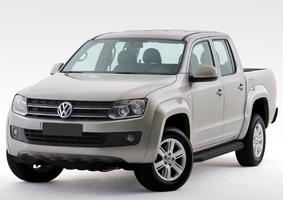 Пороги площадки (подножки) "Premium-Black" Rival для Volkswagen Amarok 2010-2016, 193 см, 2 шт., алюминий, A193ALB.5803.1 купить недорого