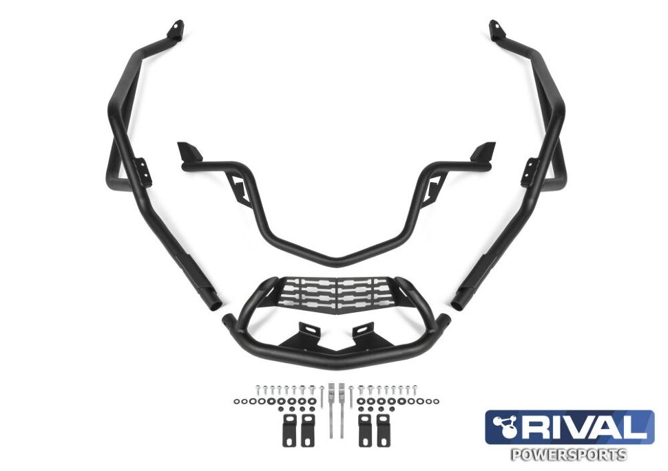 FULL WRAP-AROUND FRONT BUMPER BRP SKI-DOO SKANDIC WT 900 ACE/SKANDIC SPORT 600 EFI (REV Gen4 Wide 20)+ FITTING KIT