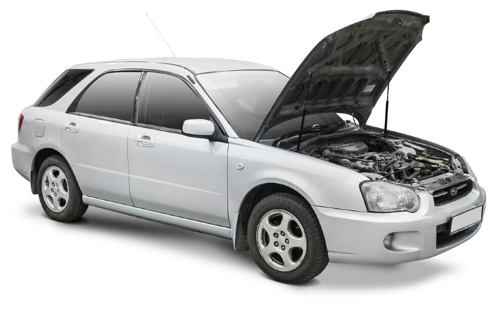 Газовые упоры капота АвтоУпор для Subaru Impreza II 2000-2007, 2 шт., USUIMP011