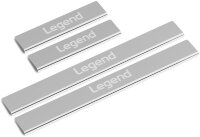 Накладки на пороги AutoMax для Lada Niva Legend 2131 2021-н.в., нерж. сталь, с надписью, 4 шт., AMLALEG51