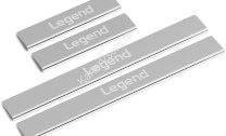 Накладки на пороги AutoMax для Lada Niva Legend 2131 2021-н.в., нерж. сталь, с надписью, 4 шт., AMLALEG51 купить недорого