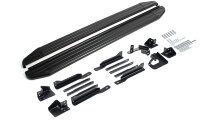 Пороги площадки (подножки) "Premium-Black" Rival для Kia Sorento IV поколение 2020-н.в., 180 см, 2 шт., алюминий, A180ALB.2313.2 купить недорого