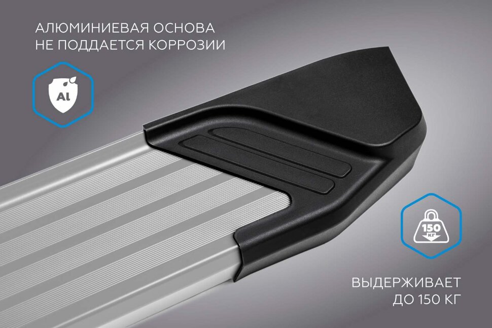 Пороги площадки Geely Atlas II (2023-н.в.) 2023-н.в. арт.F180AL.1909.1