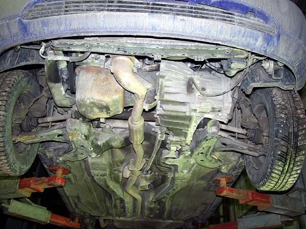 Защита картера и КПП Ford Fiesta двигатель 1,3  (1998-2001)  арт: 08.0551