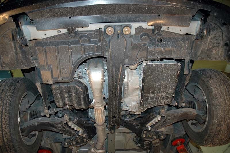 Защита картера и КПП Nissan Avenir двигатель P12  (1998-2004)  арт: 15.1243