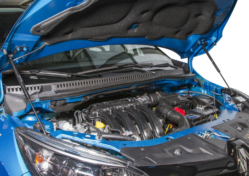 Газовые упоры капота Rival для Renault Kaptur (искл. Extreme) 2016-2020, 2 шт., A.ST.4703.1