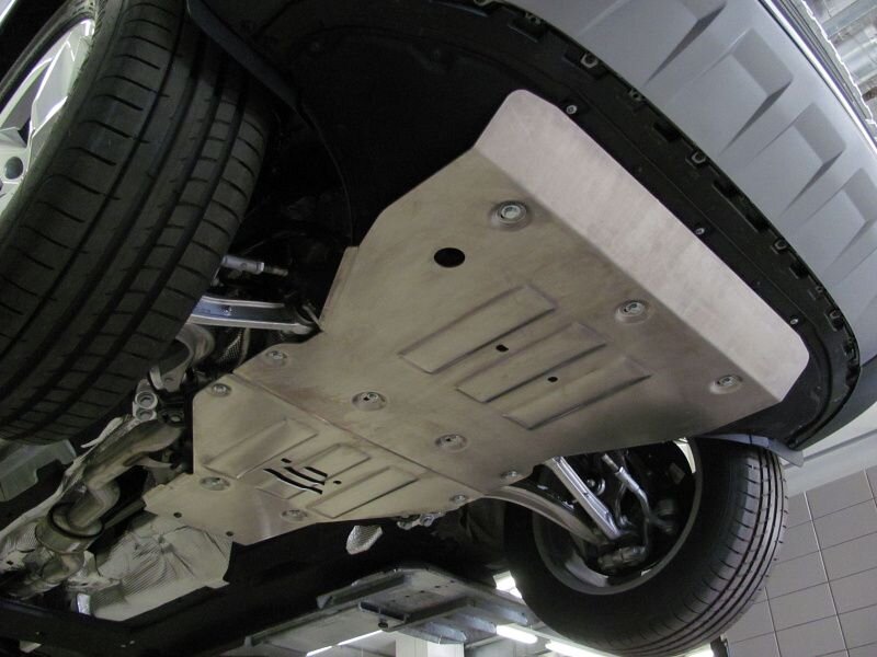 Защита картера Volkswagen Touareg двигатель 3,0 TDI 4WD, 3,0TSI, 2,0TSI 4WD  (2018-)  арт: 26.2977 V1