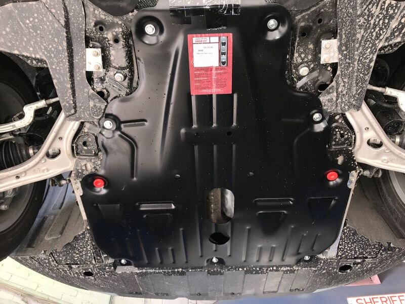 Защита картера и КПП Mercedes Benz CLA двигатель 2.0T AT 4WD AMG  (2013-2019)  арт: 13.3688