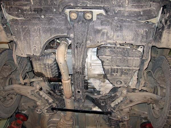 Защита картера и КПП Nissan Bassara двигатель 2,4  (1999-2003)  арт: 15.1081