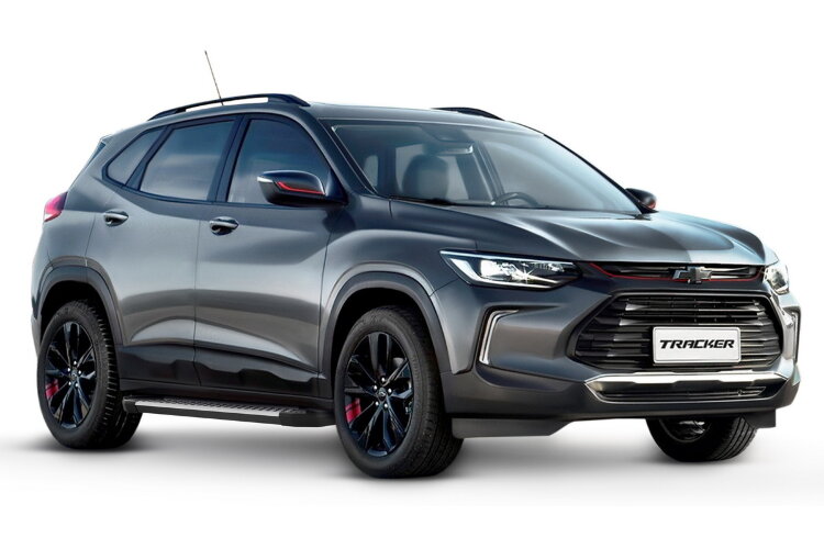 Пороги площадки (подножки) "Bmw-Style круг" Rival для Chevrolet Tracker IV поколение 2021-н.в., 173 см, 2 шт., алюминий, D173AL.1002.1 купить недорого