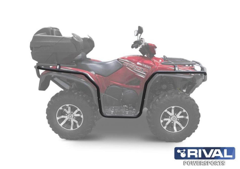 Yamaha Grizzly 700/Kodiak 700 Защита боковая (2015-) + крепления