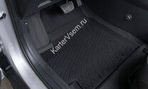 Коврики в салон автомобиля Rival для Hyundai Creta II поколение 2021-н.в., литьевой полиуретан, 5 частей, 62310002