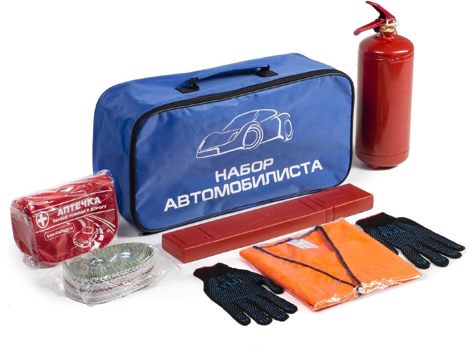 Набор автомобилиста AutoFlex «Базовый» (вкл. трос с 2-мя крюками, жилет), NA.001.5